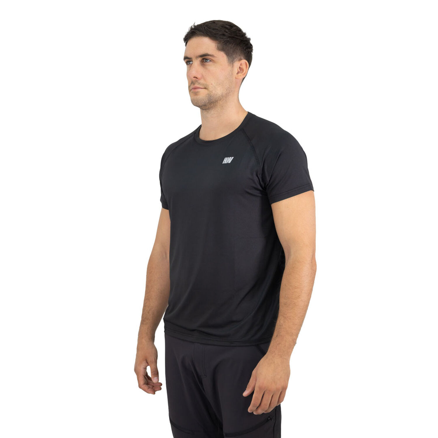 Polera Dry Fit Hw Spx Manga Corta Hombre Black image number 1.0