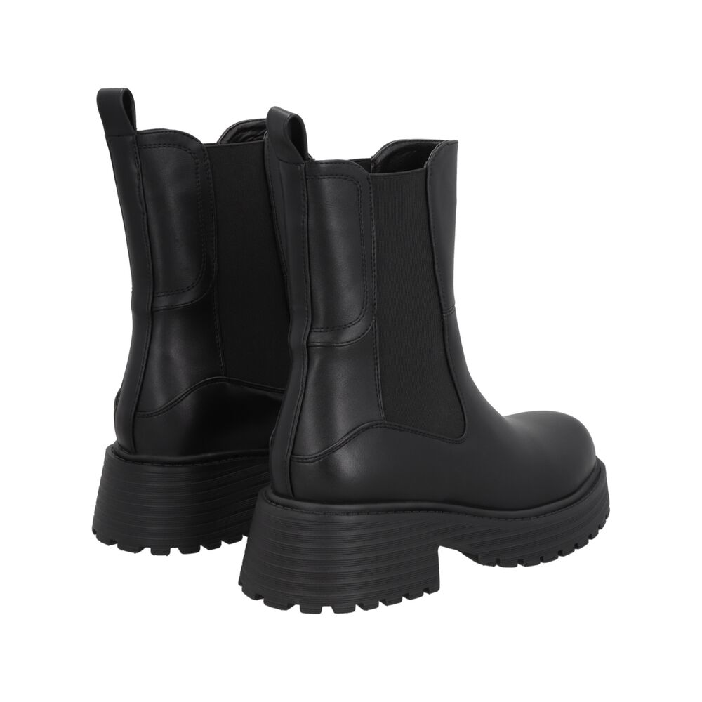 Botin Mujer Negro Plataforma Cora 21 Police image number 3.0