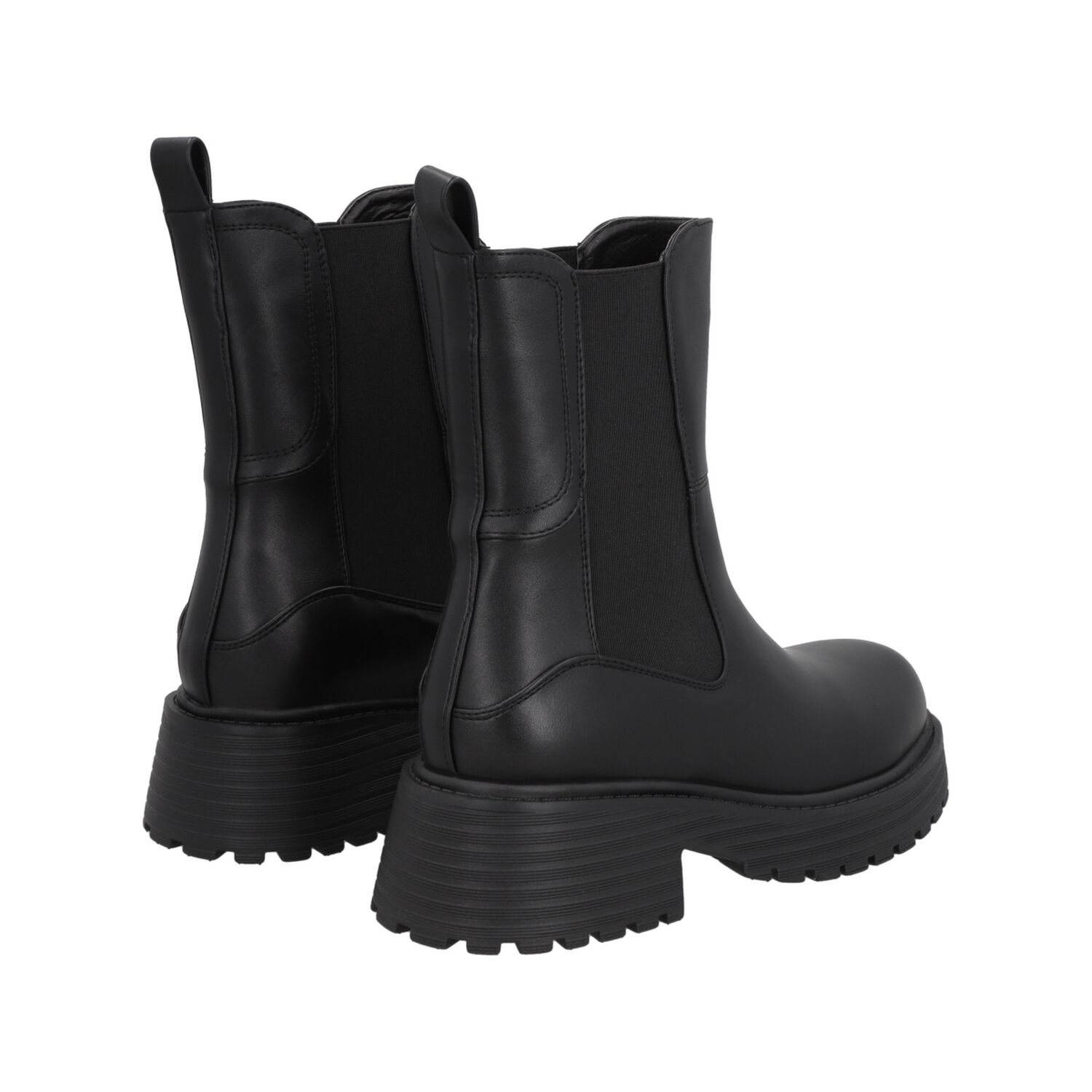 Botin Mujer Negro Plataforma Cora 21 Police image number 3.0
