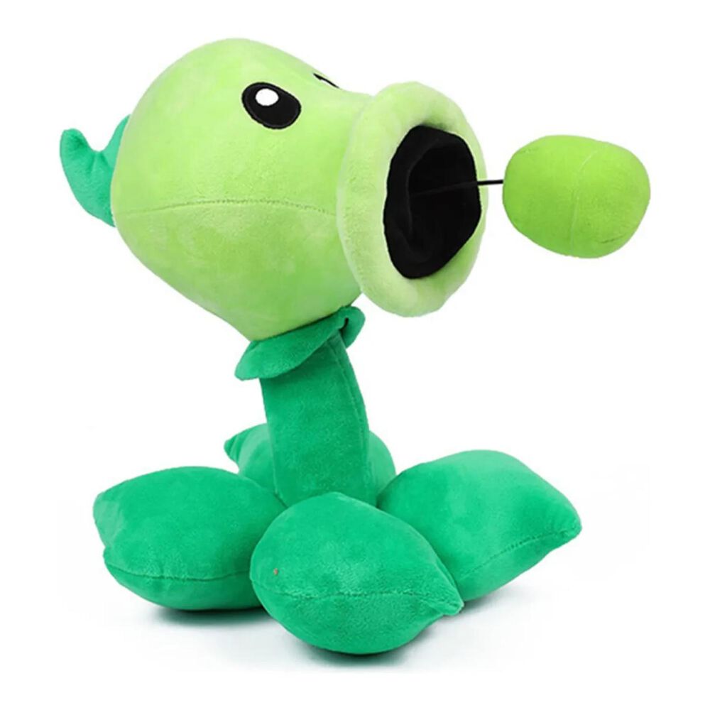 Juguete Peluche Planta Verde 25cm Plantas Vs Zombies Infantil image number 1.0
