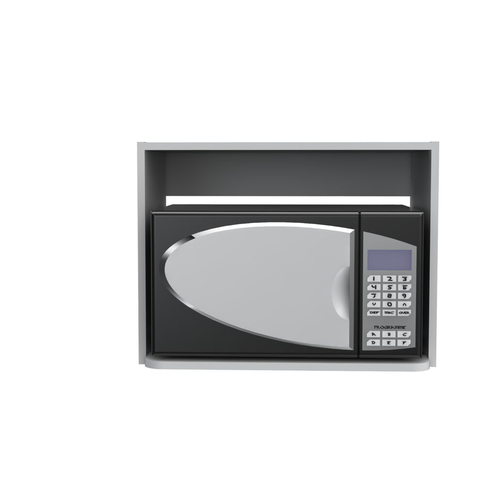 Mueble Para Microondas 60x45x40 Cm Blanco image number 2.0