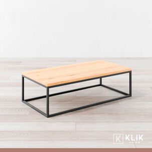 Mesa De Centro Rectangular 110x60 - Madera Clara