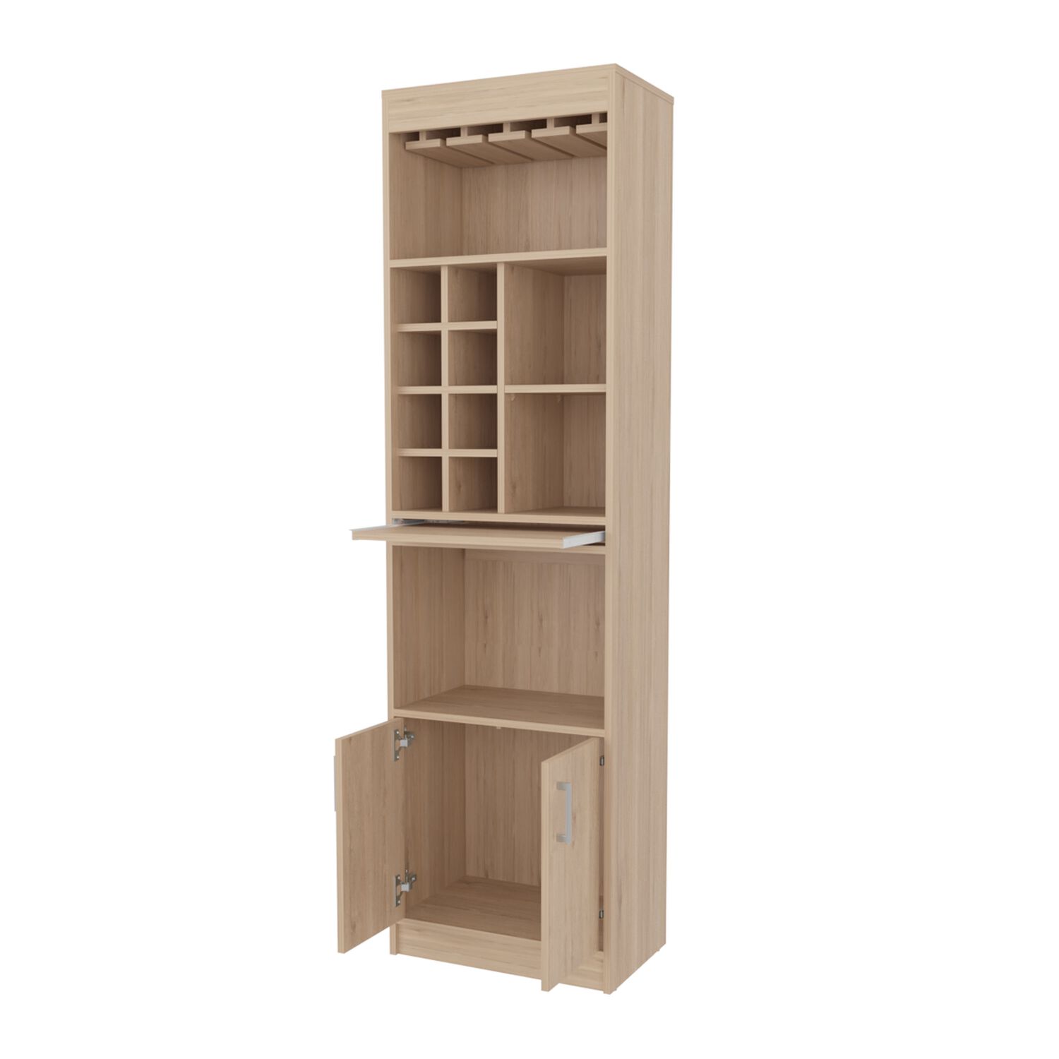 Bar Alto 8 Botelleros Repisa Extensible Fm-012 image number 3.0