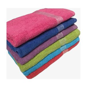 Pack 6 Toalla De Ba&ntilde;o Algod&oacute;n