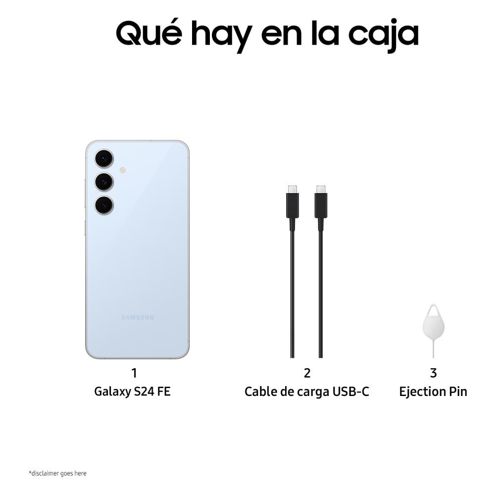 Smartphone Samsung Galaxy S24 FE / 5G / 256 GB / Liberado / Light Blue image number 5.0