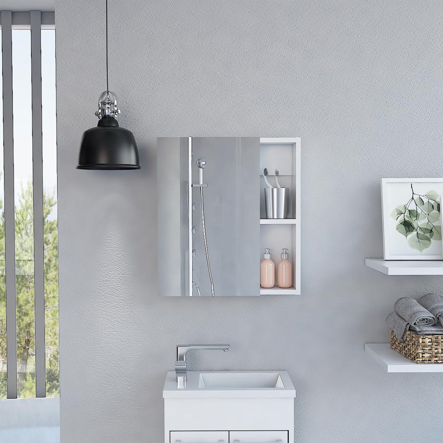 Mueble De Ba&ntilde;o Tuhome Almacenamiento Manchester image number 0.0