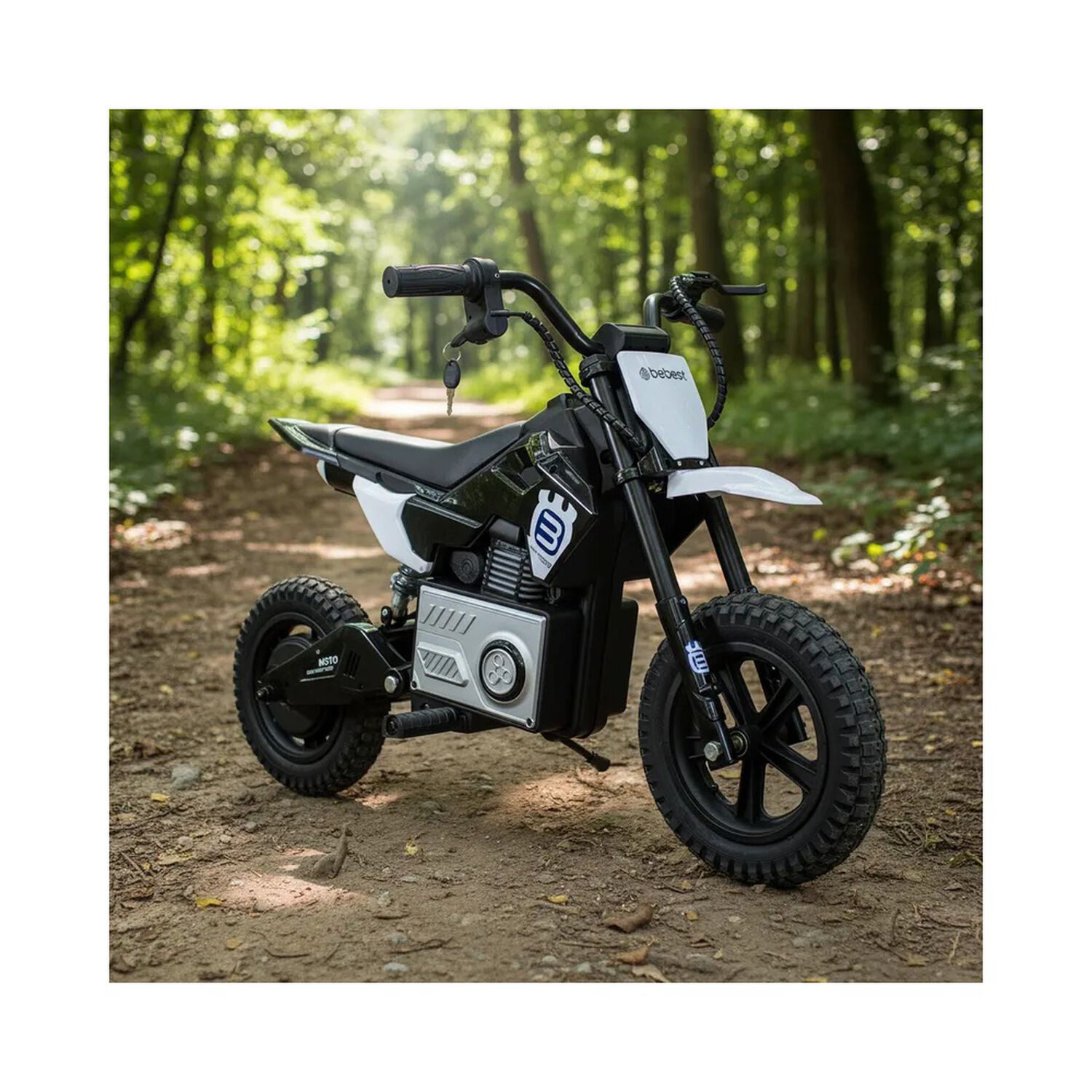 Moto El&eacute;ctrica Minicross 24v Ni&ntilde;os Y Ni&ntilde;as Infantil Negro image number 1.0