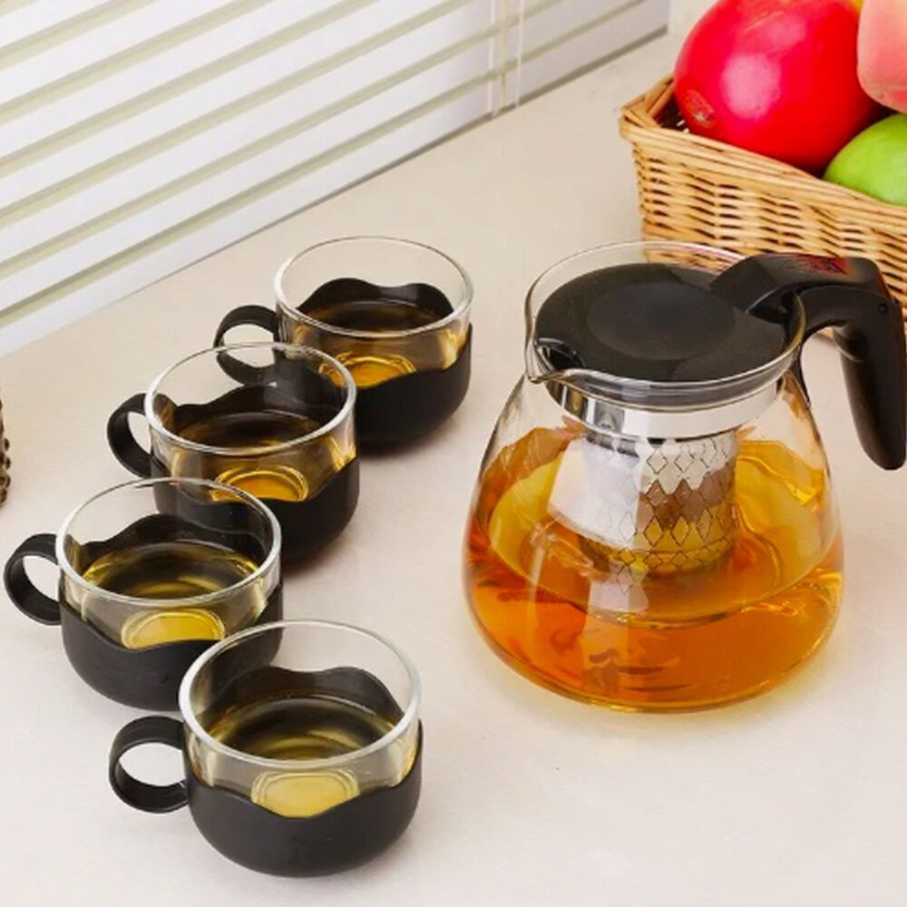 Tetera Jarra Vidrio Filtro Acero Inoxidable image number 1.0