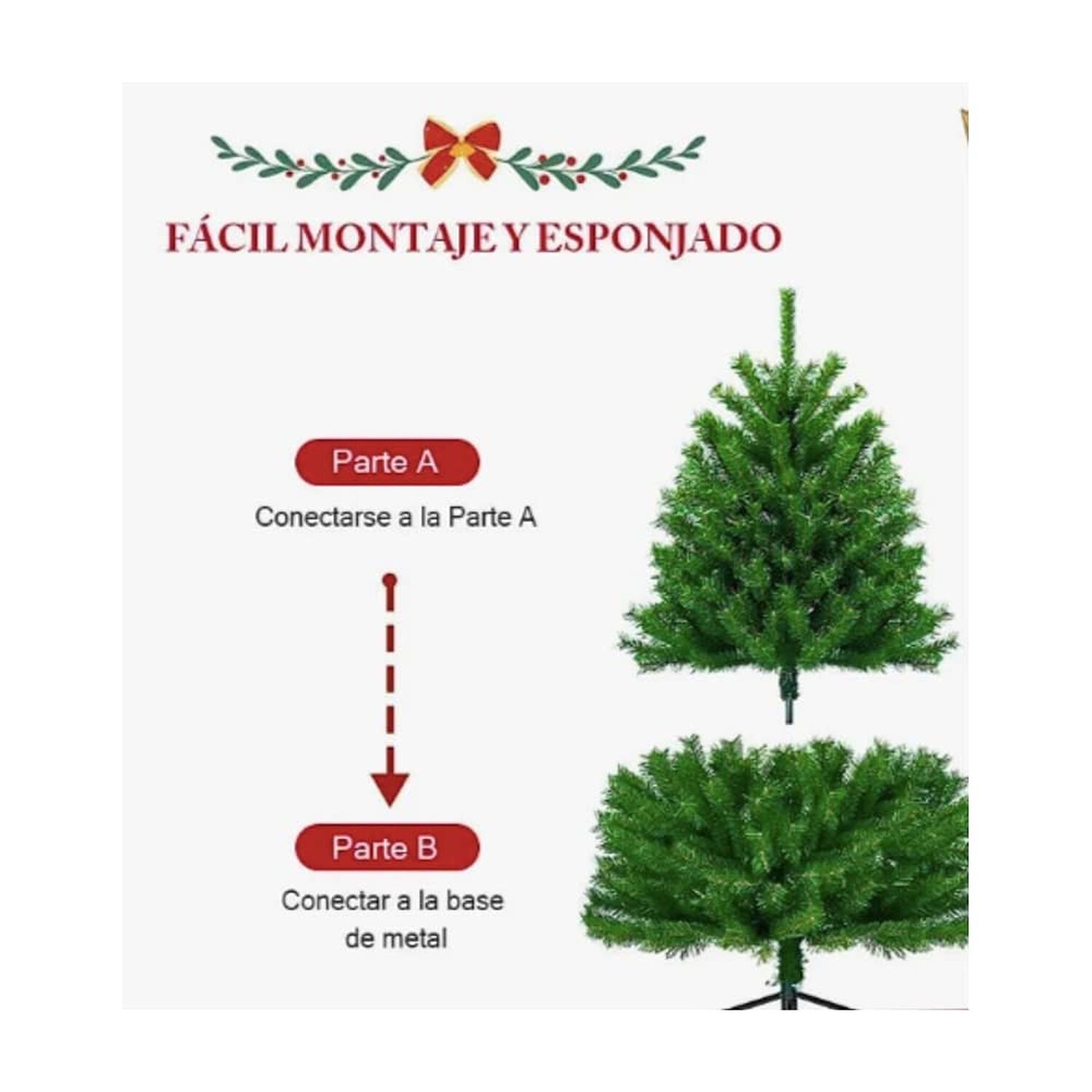 &Aacute;rbol De Navidad De 1 Metro 80 Cm image number 3.0
