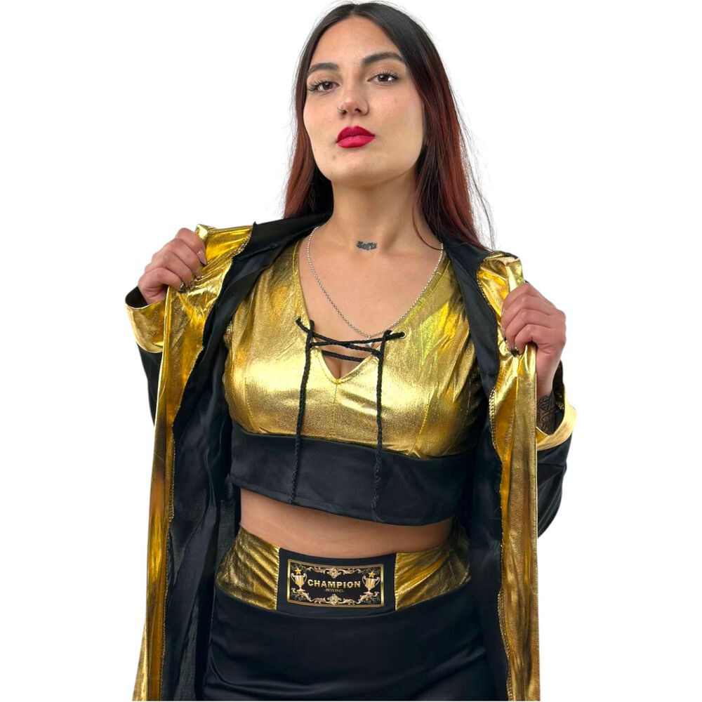 Disfraz Cosplay Boxeadora Profesional Campeona Boxear image number 4.0