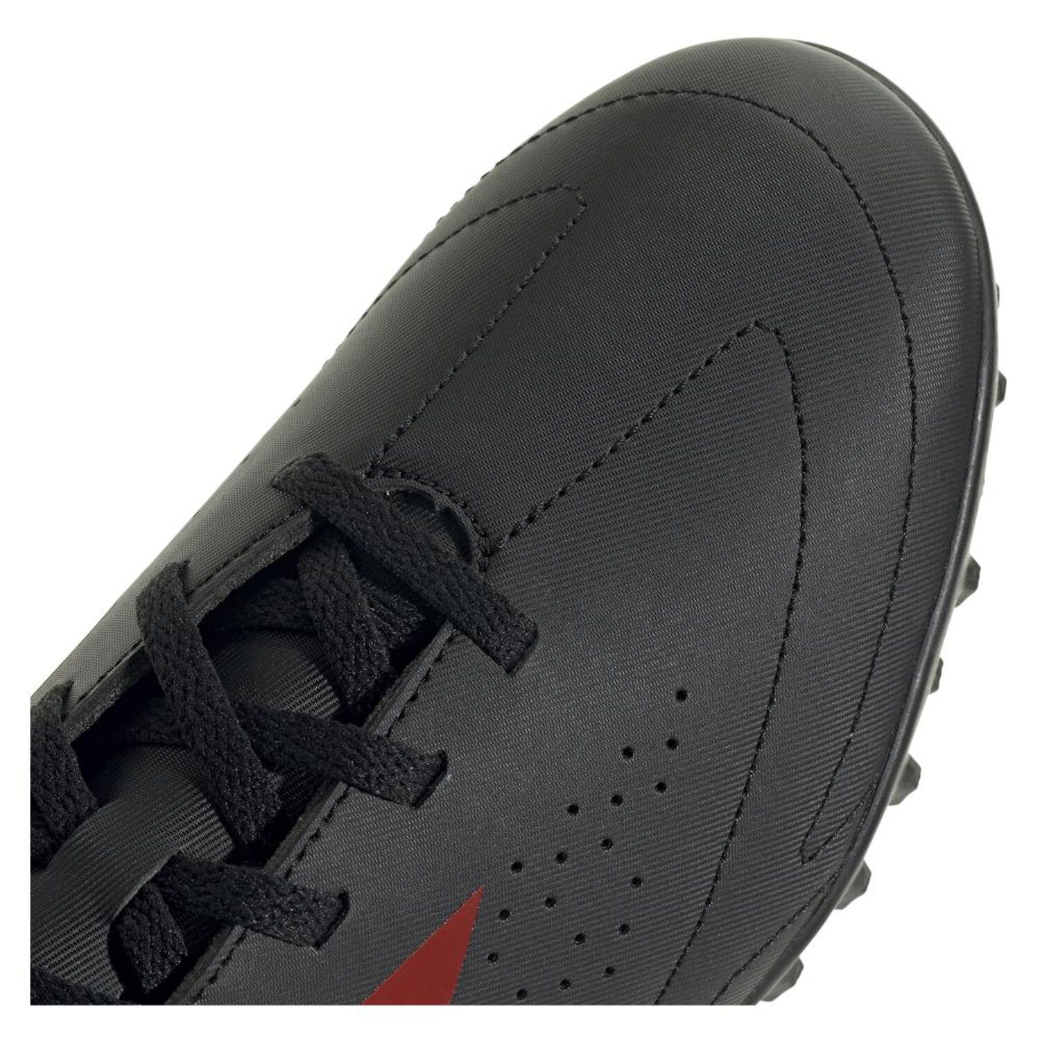 Zapatilla F&uacute;tbol Hombre Adidas Deportivo Iii Tf Negro/rojo image number 7.0