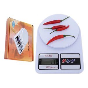 Balanza Digital Cocina 7 Kg Alta Precisión Color Blanco