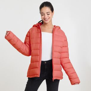 FREEDOM PARKA BÁSICA CUELLO ALTO CON CAPUCHA MUJER FREEDOM