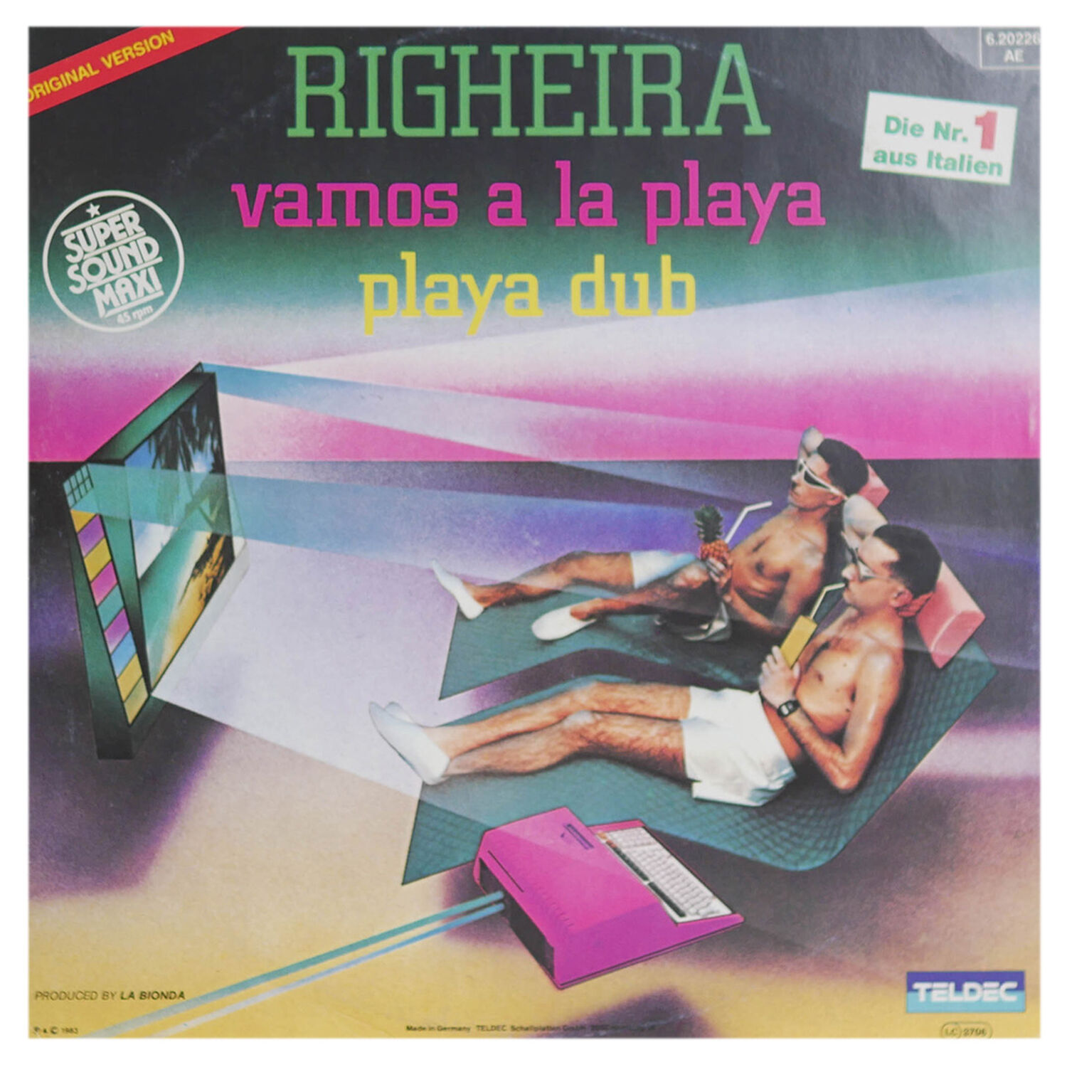Righeira - Vamos A La Playa | 12" Maxi Single Usado image number 1.0
