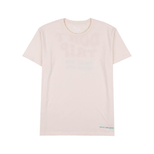 Polera Estampada Manga Corta Cuello Redondo Hombre Skuad