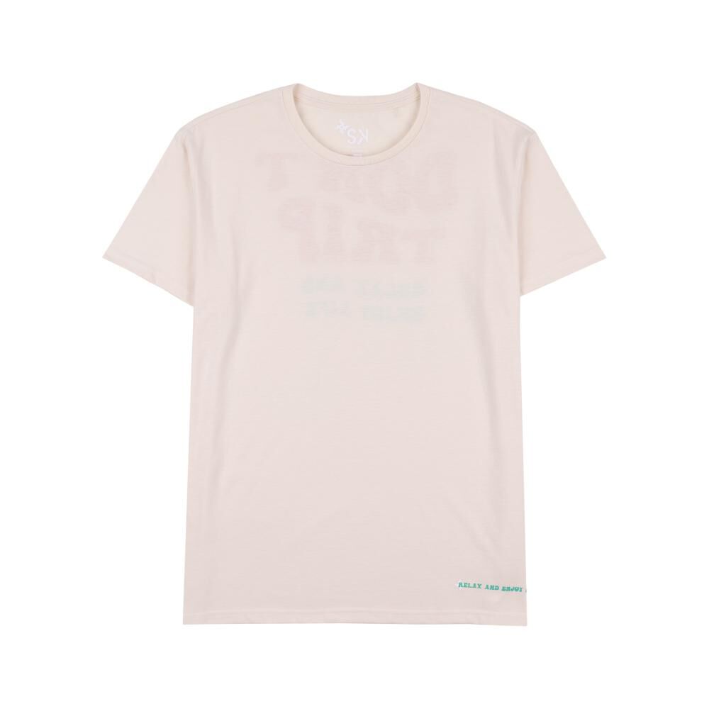 Polera Estampada Manga Corta Cuello Redondo Hombre Skuad image number 0.0