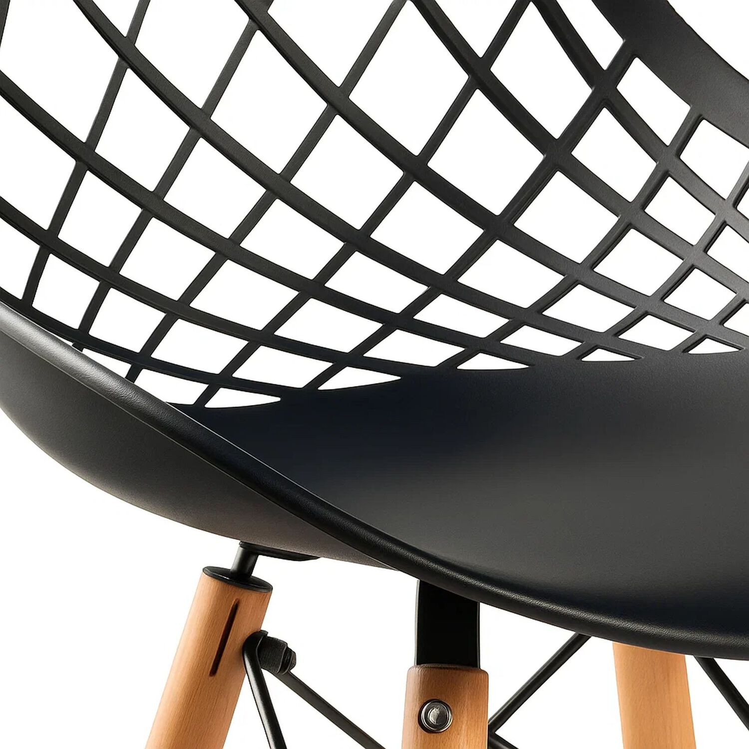 Silla Eames Enrejada Mesh - Negra image number 5.0