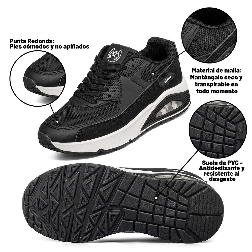 Zapatilla Urbana Casual Mujer Deportiva Clasico Weide Tfa302 image number 8.0