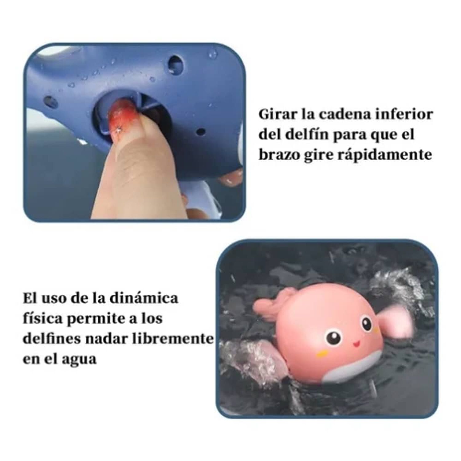 Kit 5 Juguetes Para Ba&ntilde;o Ducha Ba&ntilde;era Para Beb&eacute; Ni&ntilde;os image number 2.0
