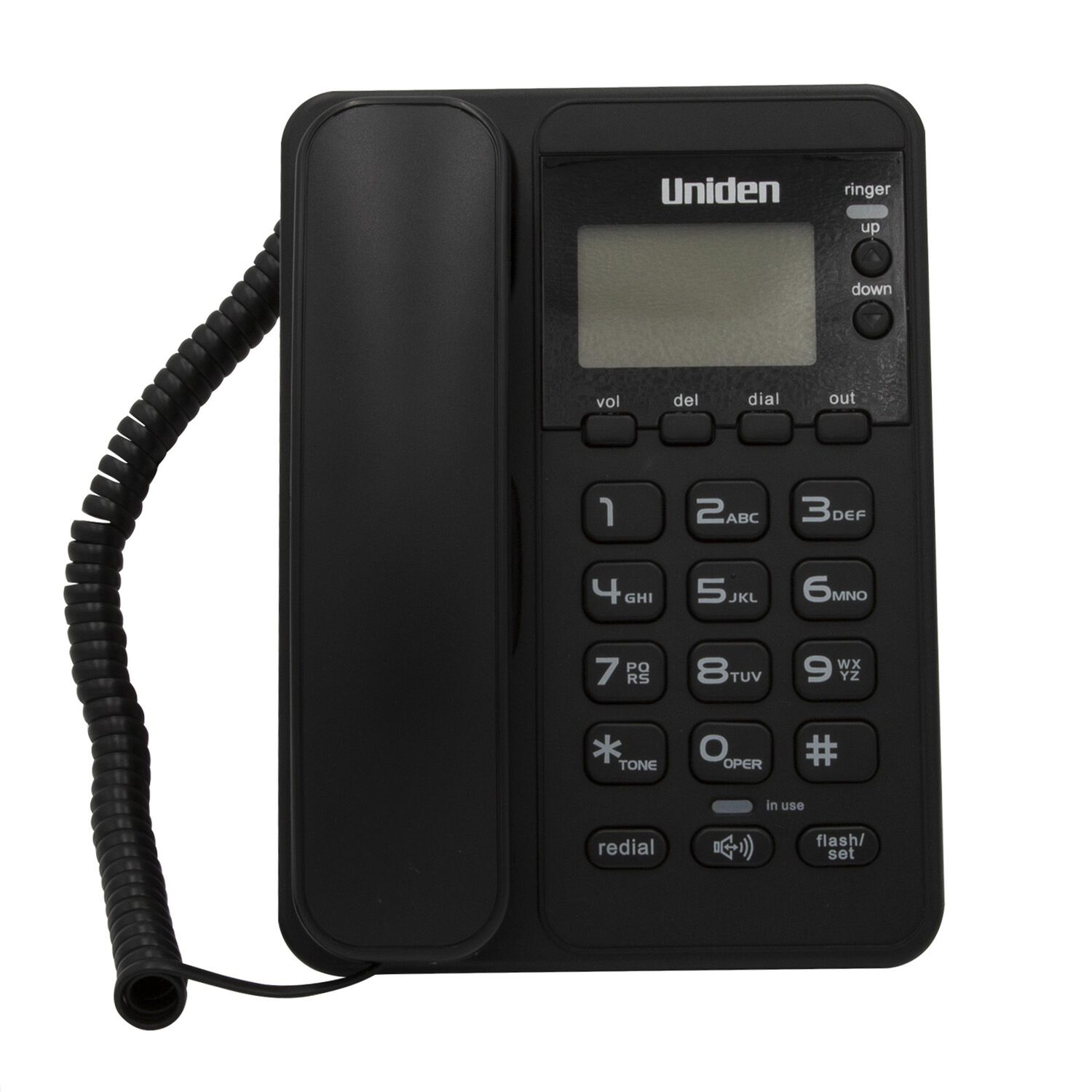 Telefono De Red Fija Sobre Mesa Uniden Con Manos Libre Und6404n image number 2.0