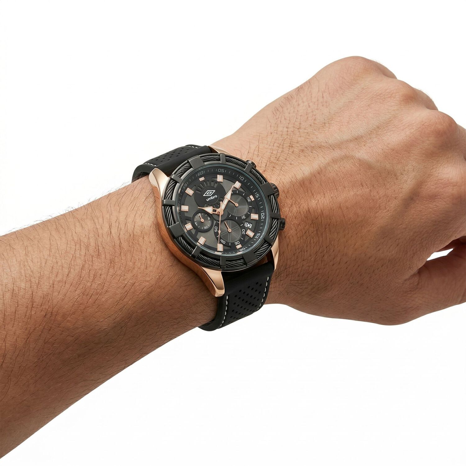Reloj An&aacute;logo Hombre Umbro Plus Negro Umbp-1500-65 image number 3.0