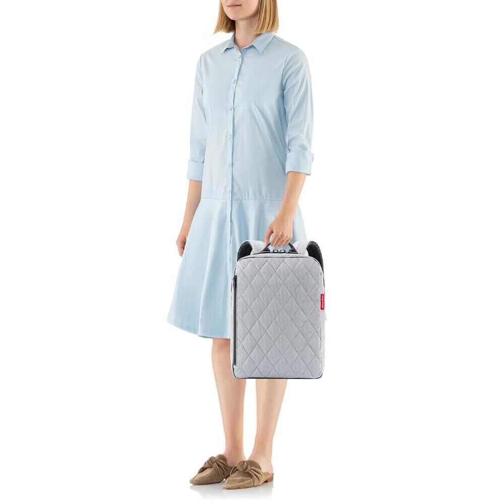 Mochila Classic M Rhombus - Light Grey image number 3.0