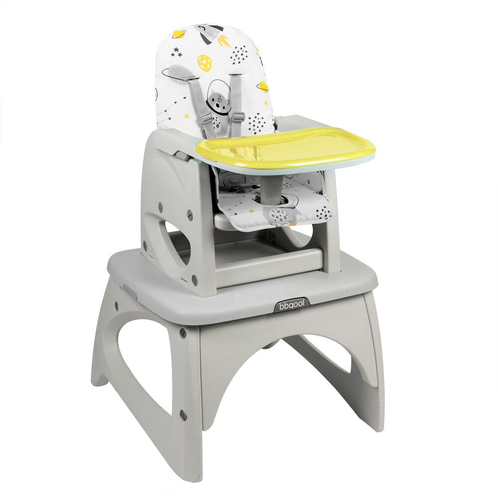 Silla De Comer Escritorio Foodzy 4-in-1 Yellow image number 0.0