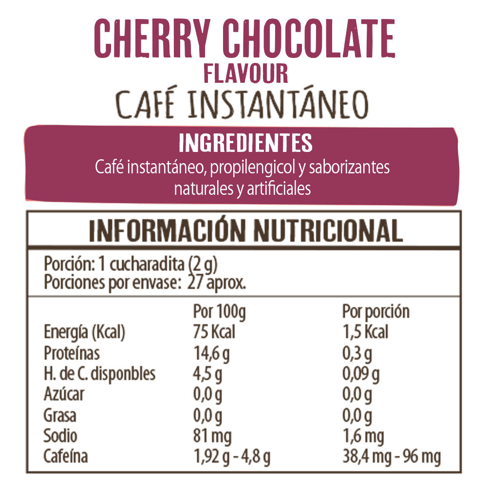 Caf&eacute; Beanies Liofilizado Cherry Chocolate image number 3.0