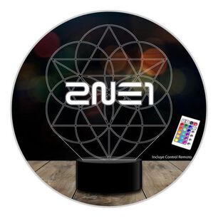 Ilusion 3d 2ne1 K-pop 16 Colores Control Remoto