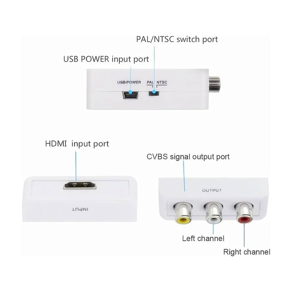 Conversor De Entrada Hdmi A Salida Rca Full Hd Ulink Ul-hrca image number 9.0