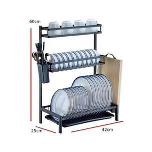 Rack Escurridor De Platos 3 Niveles