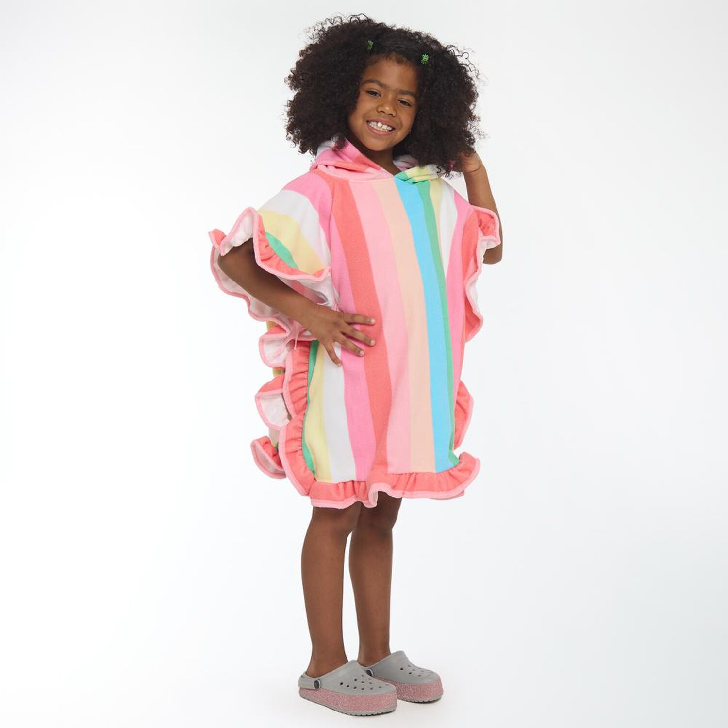 Toalla Playa Capucha Casaideal Kids Valentina / 60 X 120 Cm image number 2.0