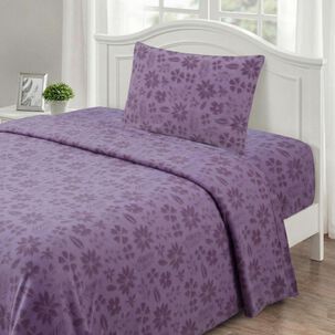 Juego De S&aacute;banas Polar Belle Noite Pastel / 1.5 Plazas