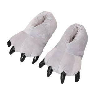 Pantuflas De Garra De Monstruo Suaves Y C&aacute;lidas Oso