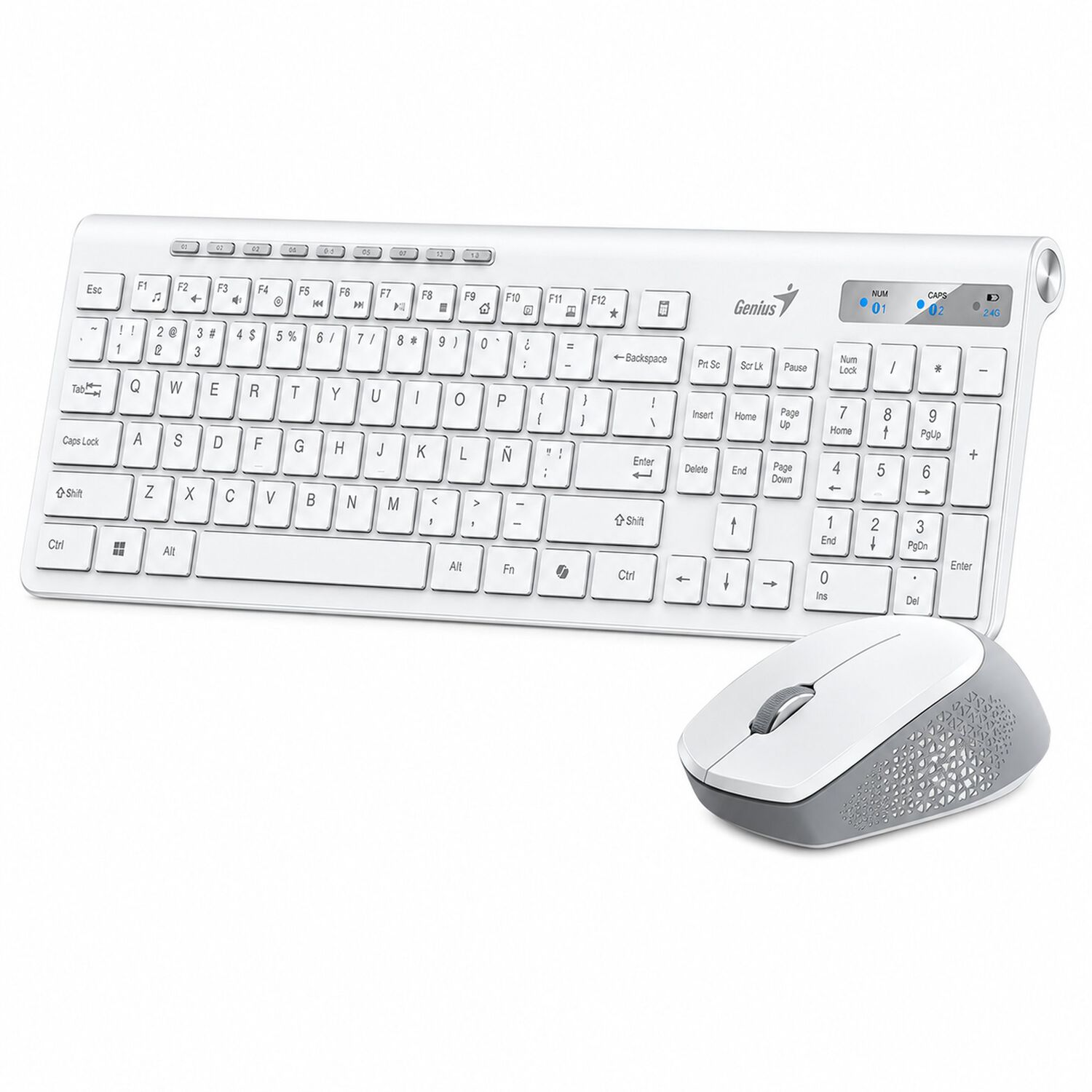 Teclado Y Mouse Dual Wireless Bluetooth + Usb 2g Copilot Ai image number 0.0