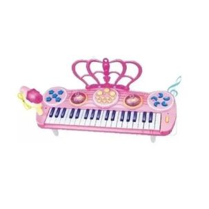 Teclado Piano Para Ni&ntilde;os Little Musician Rosa