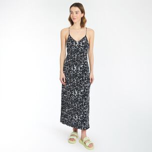 Vestido Largo Pavilo Cruzado En Espalda Mujer Freedom