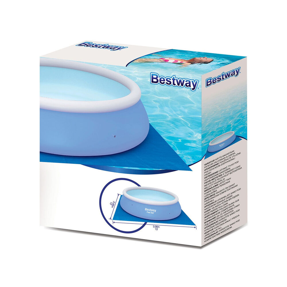 Bestway Lona Cubre Piso Para Piscina 3.96x3.96mt Azul image number 4.0