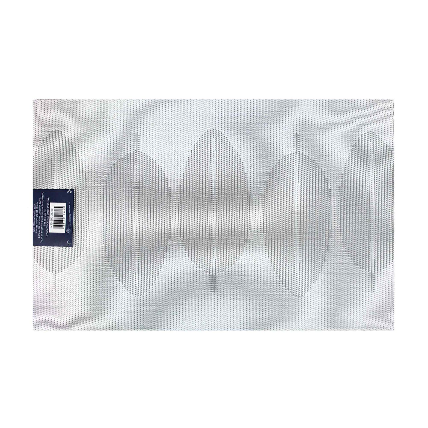 Pack 6 Individuales Nautica Home 45x30cm Reversible Hojas Blanco image number 2.0
