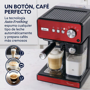 Cafetera Automática Oster Primalatte Roja Bvstem6604r Cafetera Automática Oster Primalatte Roja Bvstem6604r