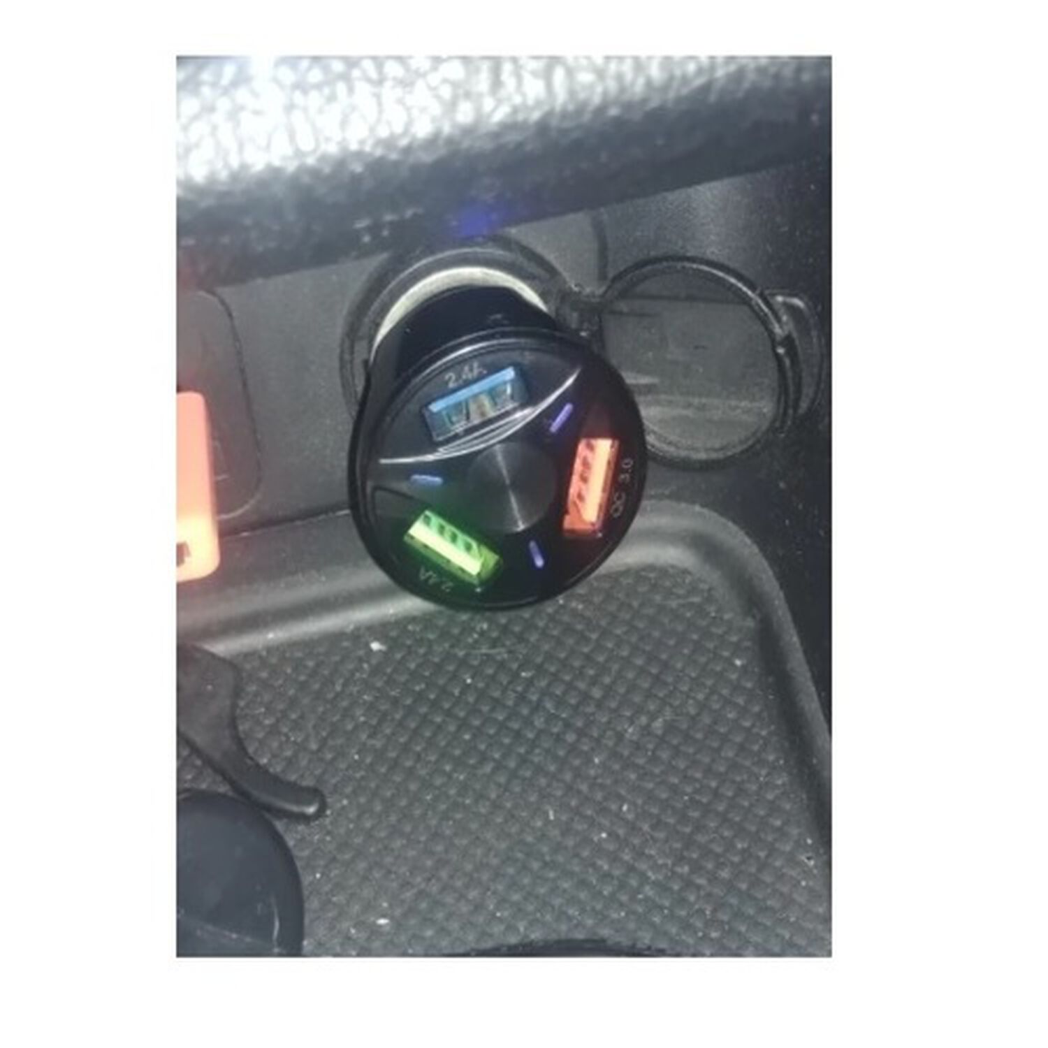 Cargador De Celular Auto 3.1 Amperes 3 Usb Carga R&aacute;pida Para Celulares Al Encendedor Del Carro image number 2.0