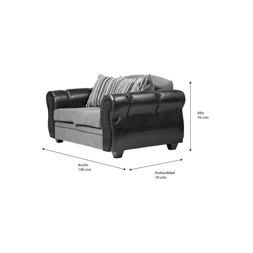 Juego De Living Casaideal London / 3-2 Cuerpos image number 8.0