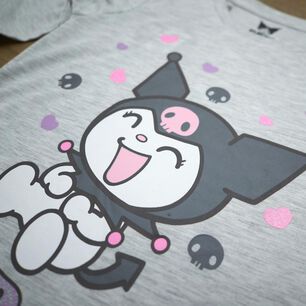 Polera Ml Con Estampado Con T&eacute;cnica Kuromi