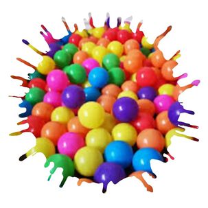 Pack De 500 Pelotitas De Colores 5x5 Cm