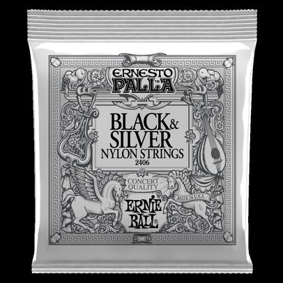 Set Black Nylon Guitarra Cl&aacute;sica Ernesto Palla Ernie Ball