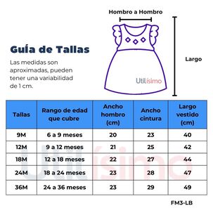 Vestido Sin Mangas Estampado Bebé Niña 9 A 36 Meses Fresh Fruits