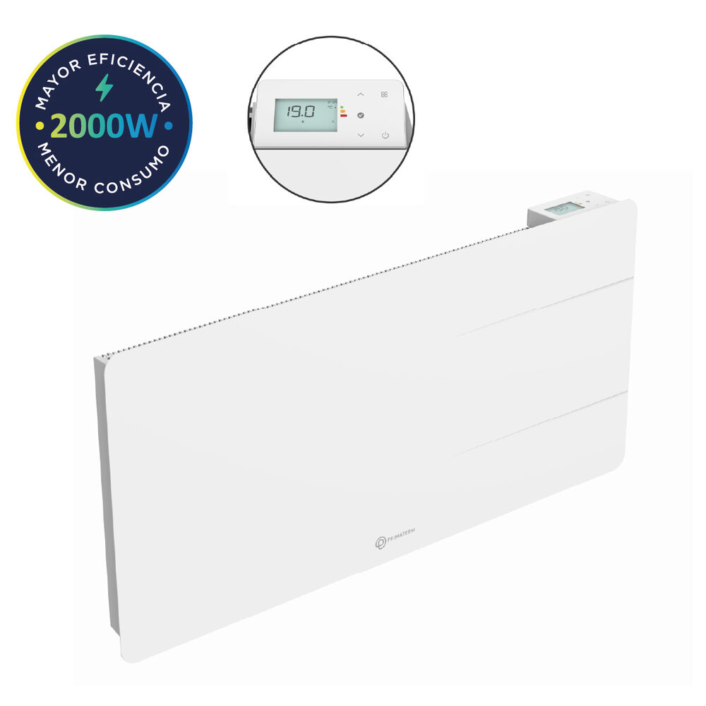 Estufa Radiador Calefactor &Oacute;nix Cer&aacute;mico Wifi Blanco 2000w Primaterm image number 2.0