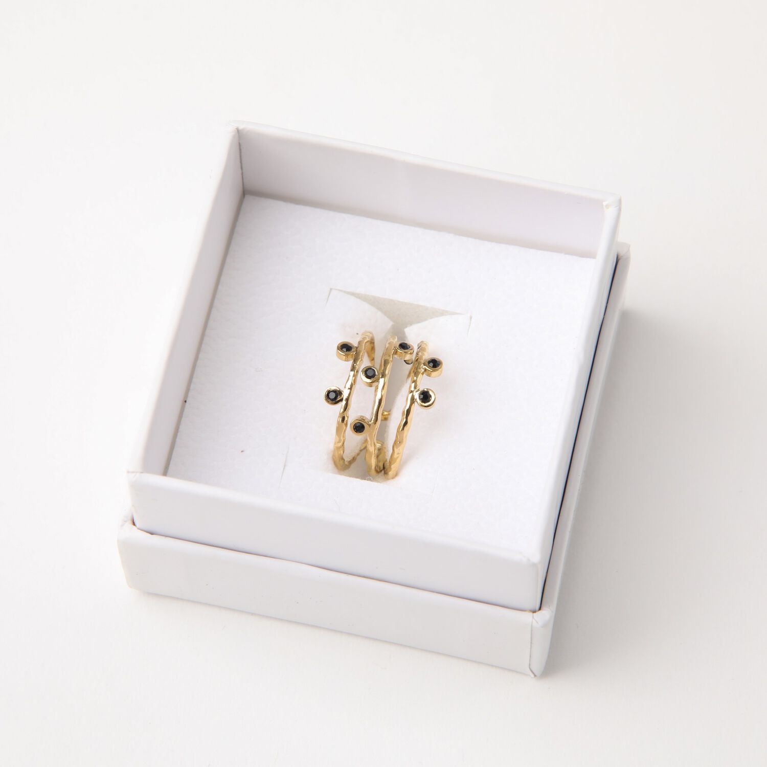 Anillo 19v69 Dorado Mujer Str168 image number 2.0