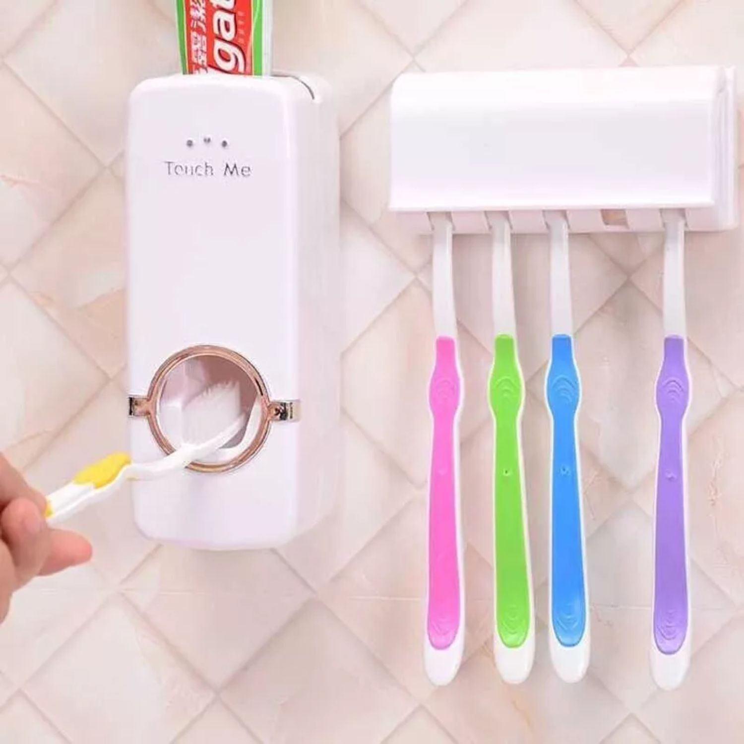 Dispensador Organizador Autom&aacute;tico Para Pasta Dientes image number 3.0