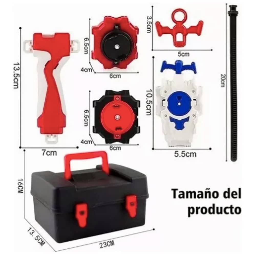 12 Estilos Bayblades Metal Fusion Beyblades Set Storage Box image number 3.0